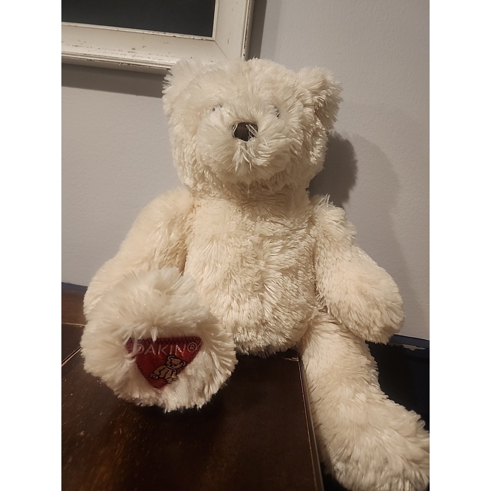 Dakin Cream Teddy‎ Bear Plush Stuffed Animal Off White Big Lots 16"